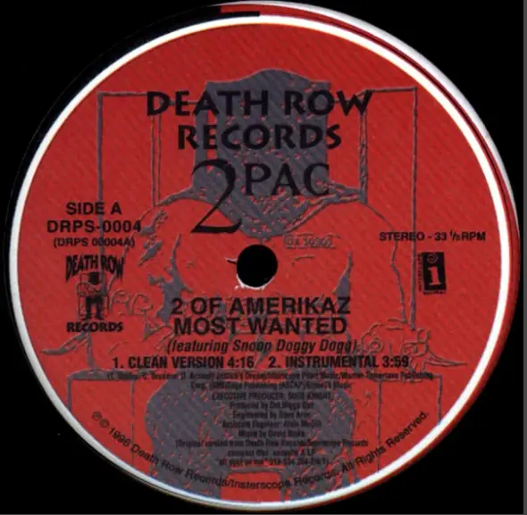 Portada del sencillo 2 of Amerikaz Most Wanted (1996)