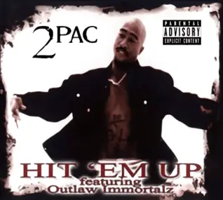 Portada del sencillo Hit 'Em Up (1996)